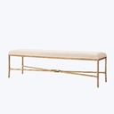 歐美式 輕奢絨布床尾凳 長椅