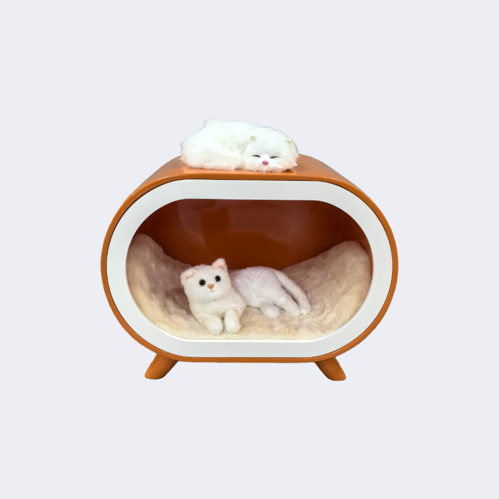 現代簡約 玻璃鋼 橢圓形寵物窩ST281-5