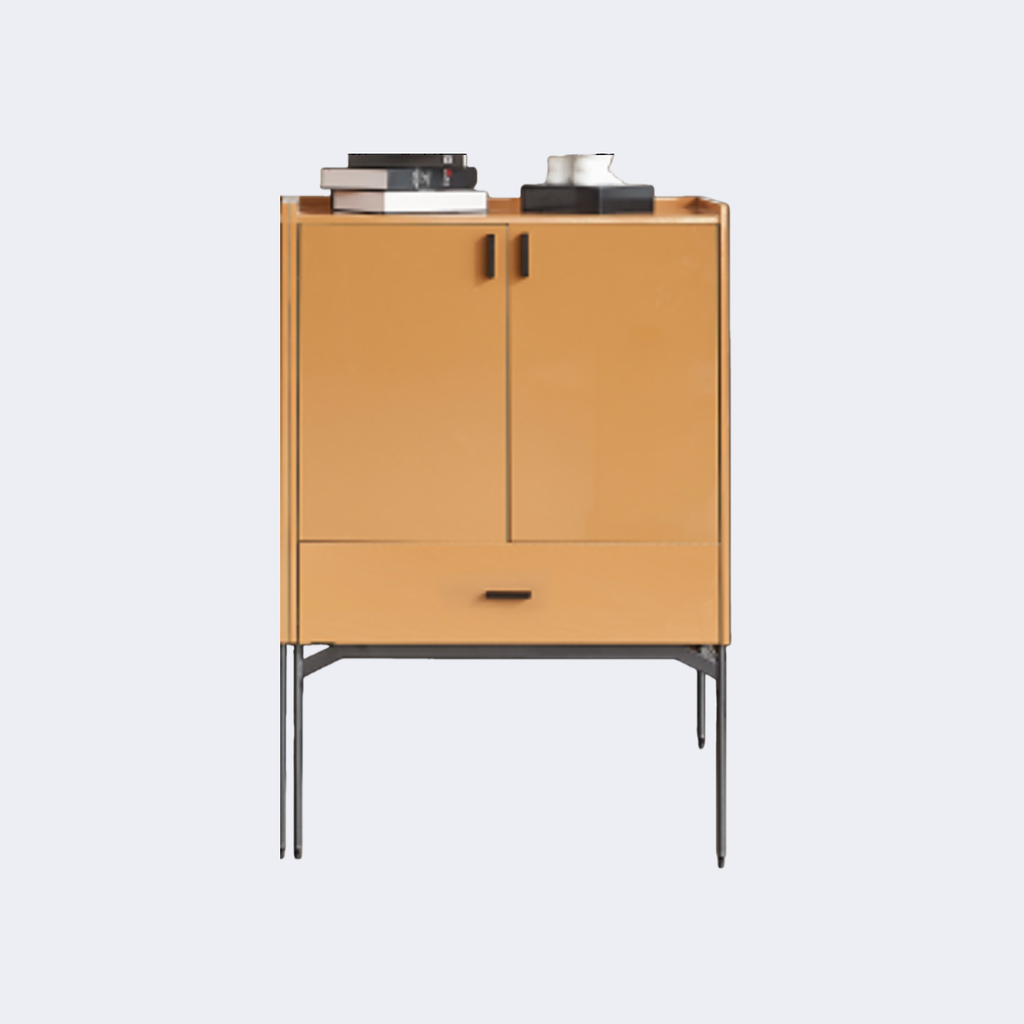 現代簡約 烤漆面 高脚邊櫃ST286