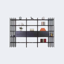 現代簡約 多層收納 實木書架ST-C28