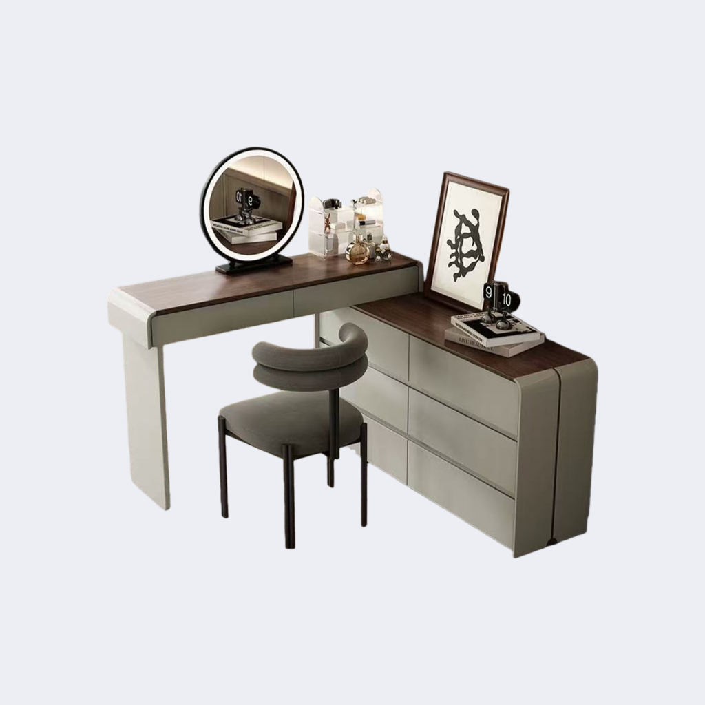 現代簡約 可伸縮 一體梳妝臺ST-T79