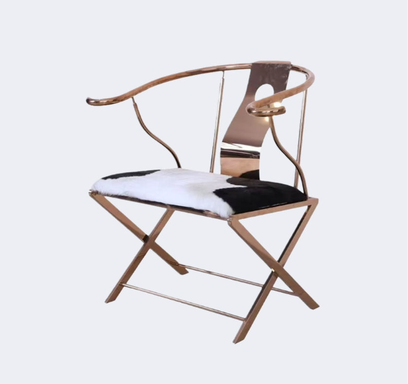 義式極簡 設計師款 皮面軟包 太師椅YFN-K157