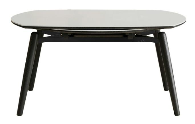 現代簡約 岩板  可伸縮 實木餐桌9028#OL