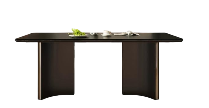 中古風 岩板 長形餐桌HCT247#OL