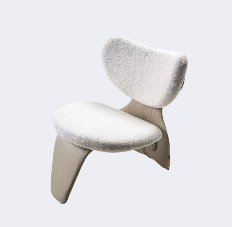 義式極簡 設計師款 弧形靠背 休閑單椅YFN-K206