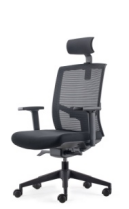 透氣網面 帶頭枕 可旋轉升降辦公椅JY-DB218-A