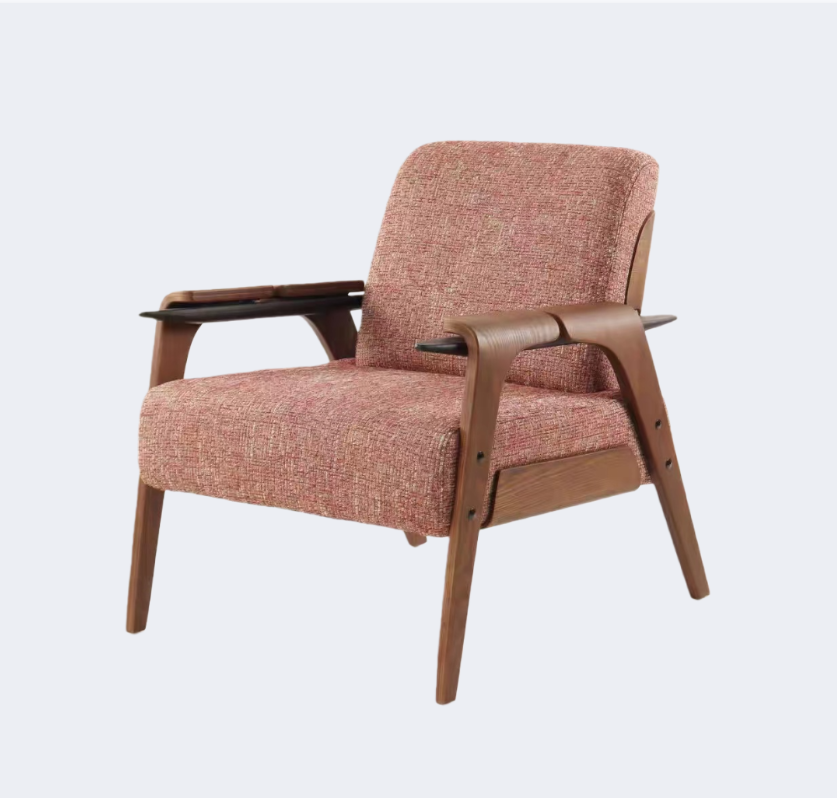 義式極簡 設計師款 實木 扶手椅YFN-K261