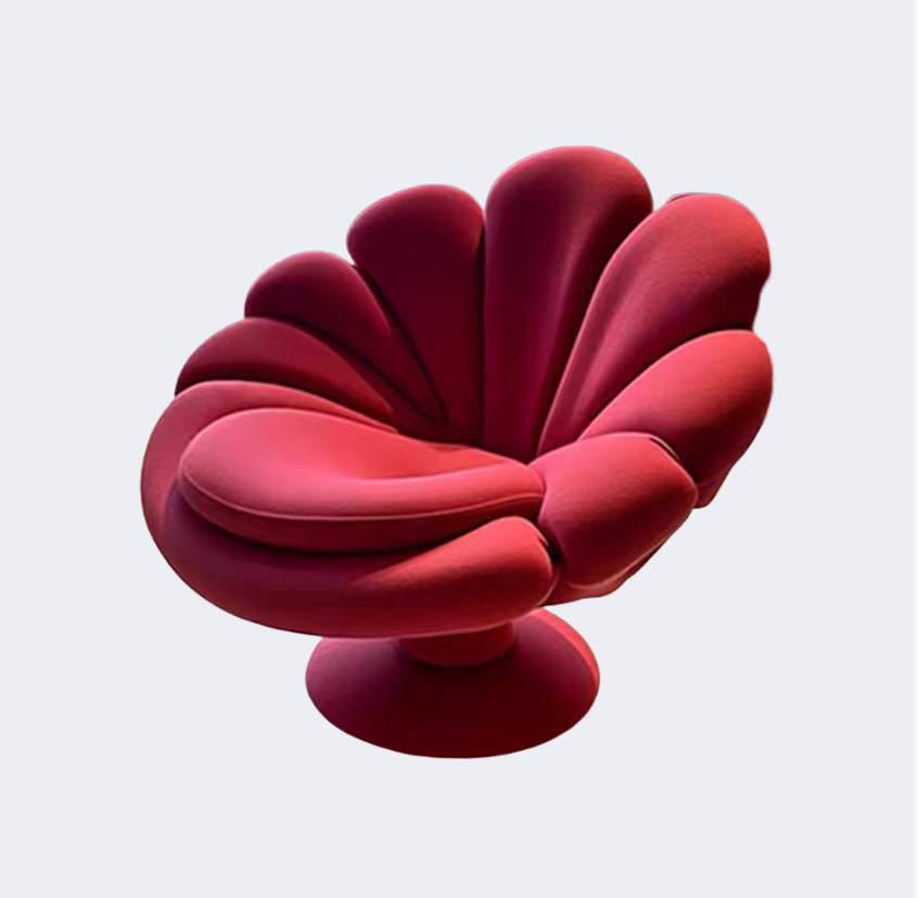 義式極簡 設計師款 異形 花瓣椅YFN-K296