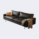 中古風 金属高脚 皮面沙發OL-塞恩#