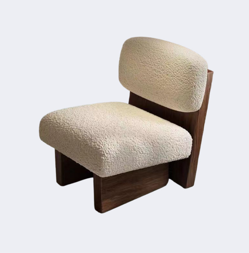 義式極簡 設計師款 布藝 休閑單椅YFN-HT002