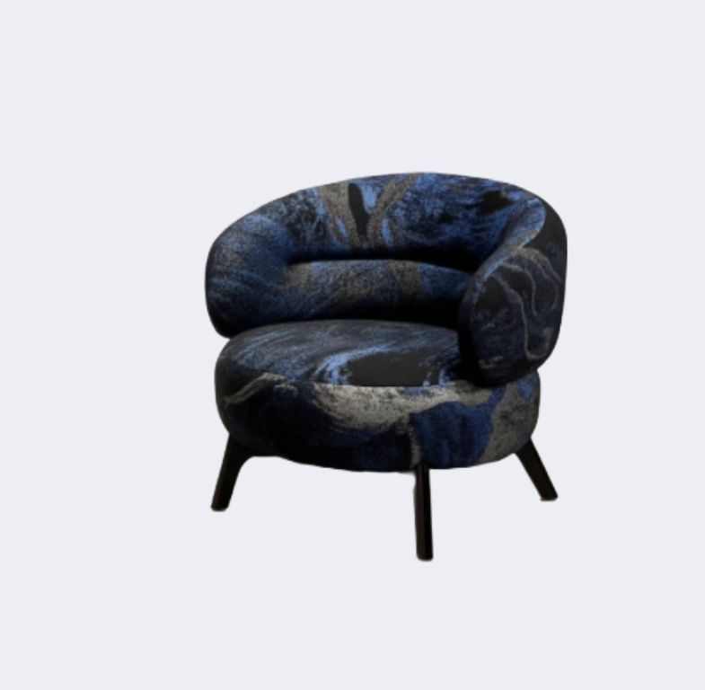 義式極簡 設計師款 扶手休閑單椅YFN-K284