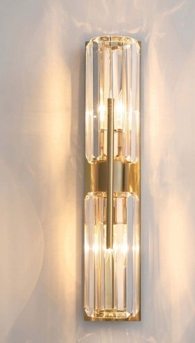 現代輕奢水晶壁燈