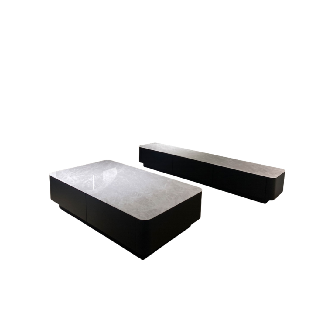 現代簡約 極簡設計 大理石茶几電視櫃組合 YJJ-2551