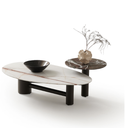 剎寂風 極簡設計 奢石茶几組合 YJJ-9022#