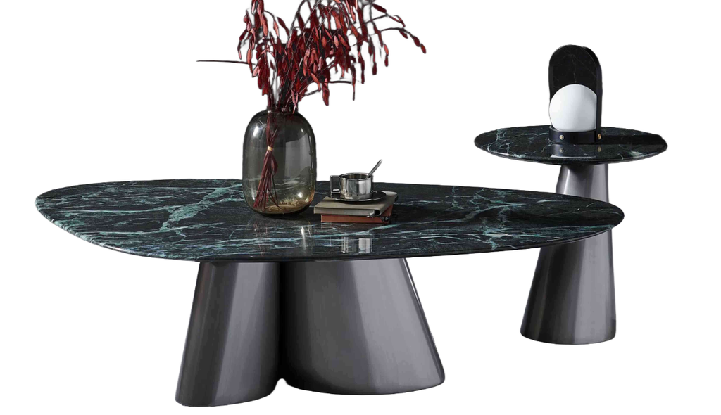 義式極簡 輕奢大理石組合茶几 YJJ317#