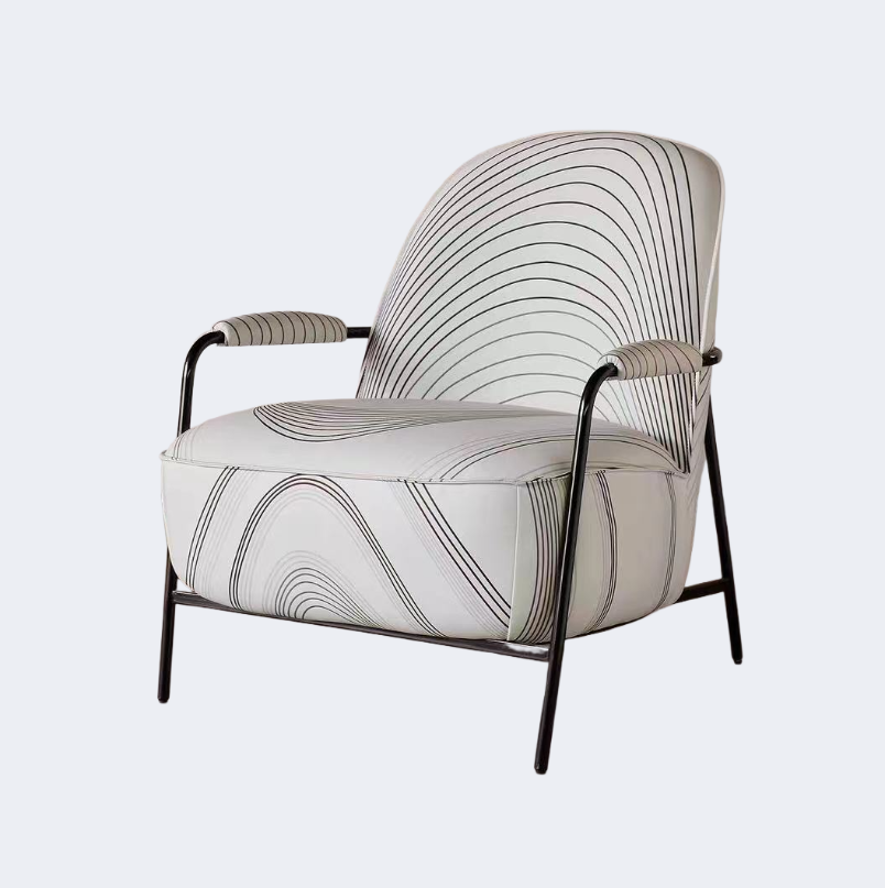 義式極簡 設計師款 皮面 扶手椅YFN-HT020