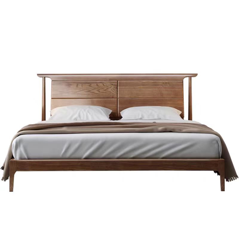 北歐風 白蠟木 實木雙人床A01床 1.5米