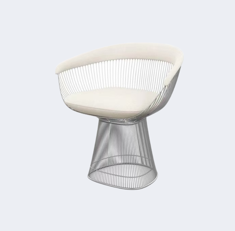 義式極簡 設計師款 金屬架 扶手椅YFN-HT061