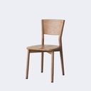 北歐風  實木小蠻腰餐椅 YL