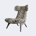 義式極簡 可靠頭 軟包休閑椅YFN-AB090