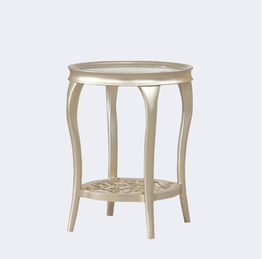 美式輕奢 雅致香檳色小圓几 QJ-FN09