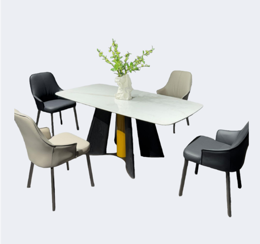 義式極簡 奢石 魚肚金 長餐臺SL-2260#