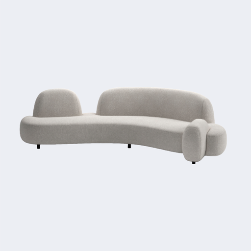 義式極簡 設計師款 布藝 弧形沙發QY-S1669