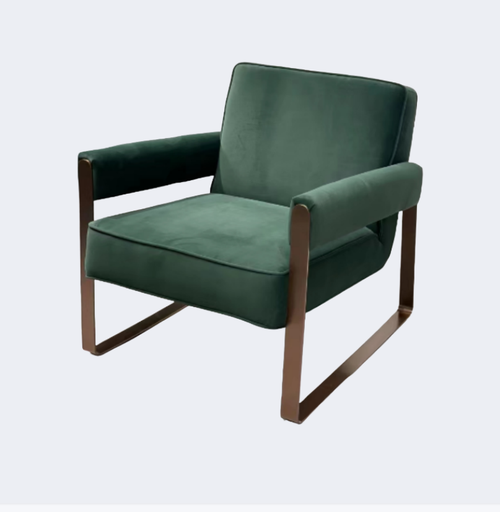 義式極簡  設計師款 布藝休閑單椅YFN-K062