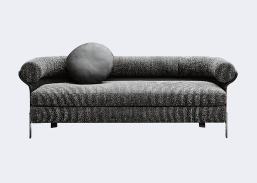 義式極簡 設計師款 布藝 金屬脚沙發QY-S1263