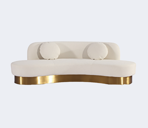 義式極簡 設計師款 金屬架 異形沙發QY-S1226