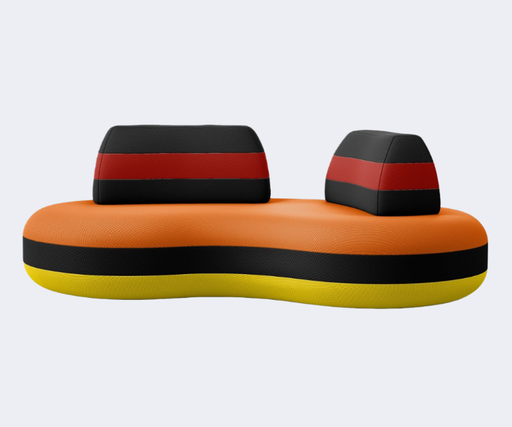 義式極簡 設計師款 布藝 異形沙發QY-S1648