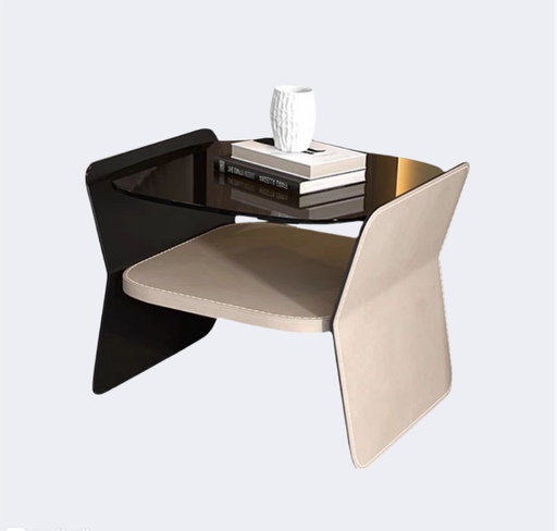 現代簡約 皮面外飾 異形床頭櫃ST173#