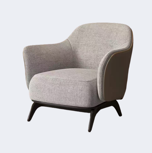 義式極簡 設計師款 軟包 皮面扶手椅YFN-K161