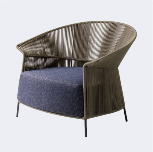 戶外家具 鋁架 繩編異形靠背椅FBL-SY-B14