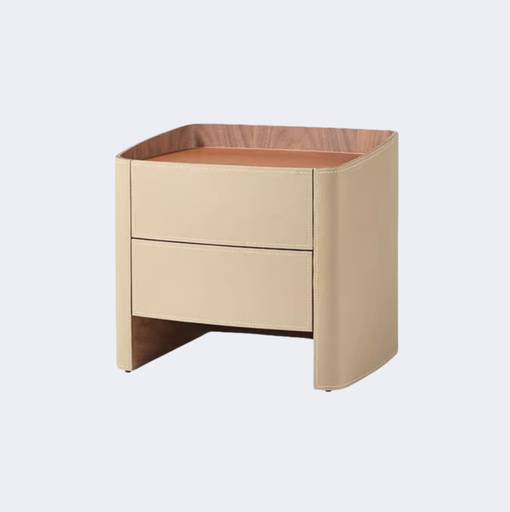 現代簡約 全實木 雙層長形床頭櫃ST210