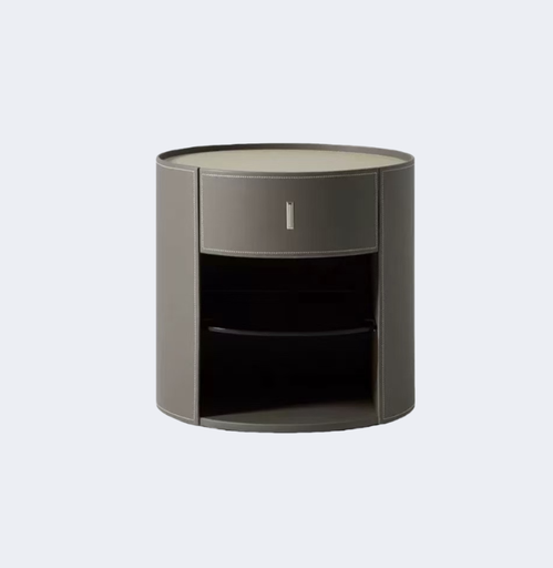 現代簡約 圓形 帶抽屜儲物櫃ST050#