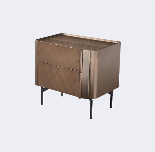 現代簡約 雞翅木面板 長形床頭櫃ST265