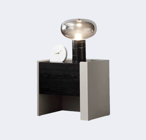 現代簡約 雙抽 烤漆面儲物櫃ST124#