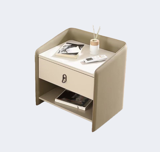 現代簡約 皮飾面 長形儲物櫃ST133#