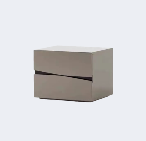 現代簡約 隱形拉手 烤漆面床頭櫃ST009#