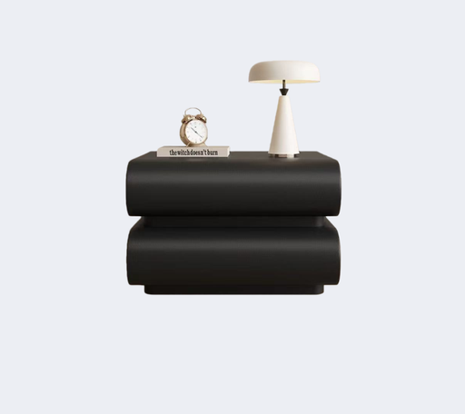 現代簡約 烤漆面 雙抽儲物櫃ST007#