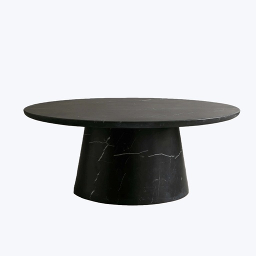 天然大理石茶几 咖啡桌（黑）
