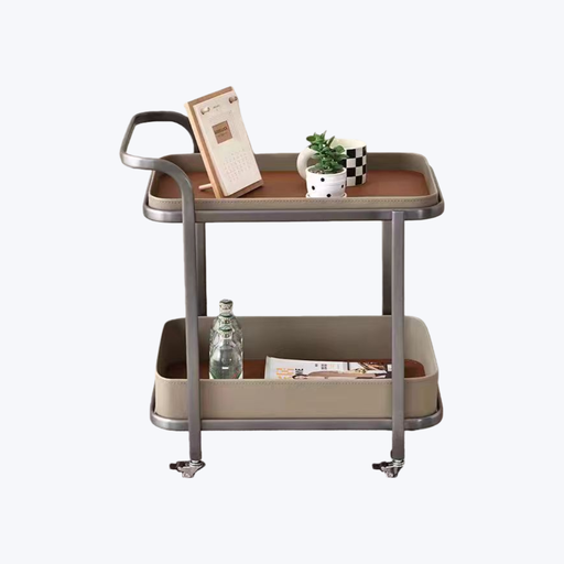 現代簡約 雙層 可移動推車邊几ST227