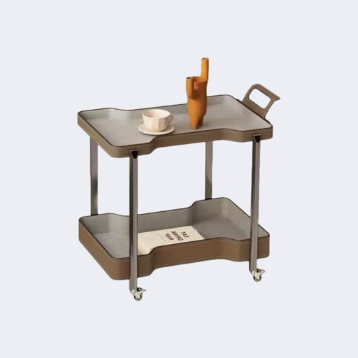 現代簡約 皮飾面 異型可移動邊几ST260