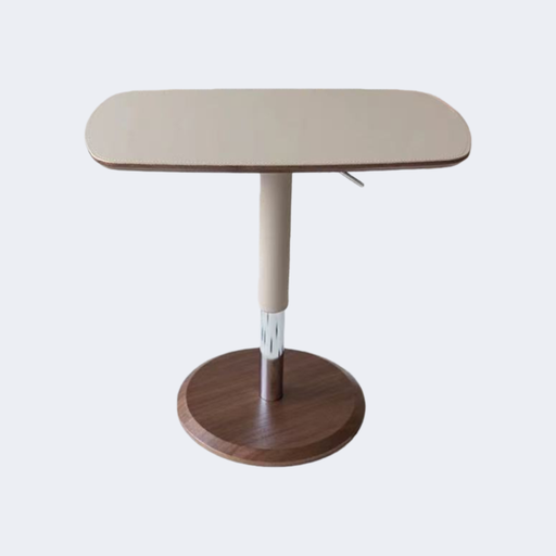 現代簡約 可升降 皮飾臺面邊几ST-B003