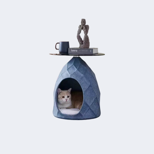 現代簡約 帶寵物窩 圓形邊几ST281-3