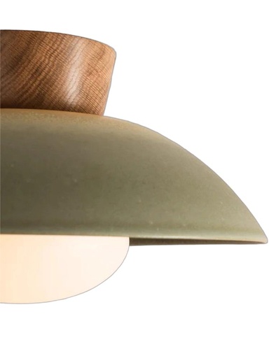 中古風 魔豆頂燈 ES#復古綠