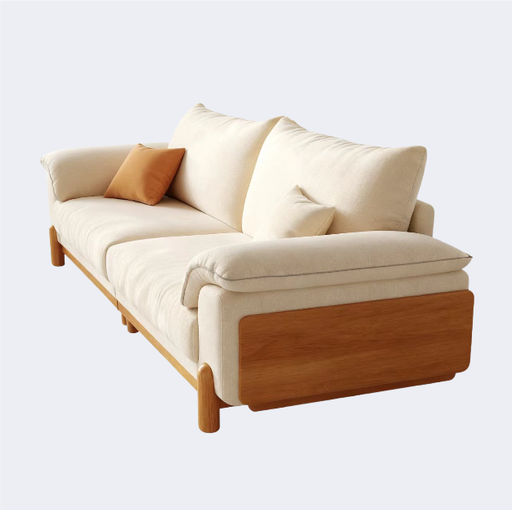 北歐風 實木底座 布藝沙發OL-2399#