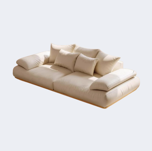 現代簡約風 實木底座 懸浮沙發OL-錦雲#