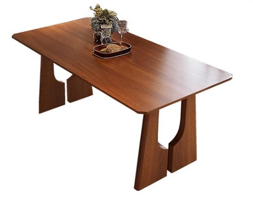 中古風 全實木 長形餐桌F042#OL